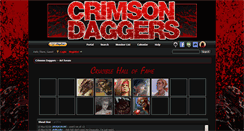 Desktop Screenshot of crimsondaggers.com